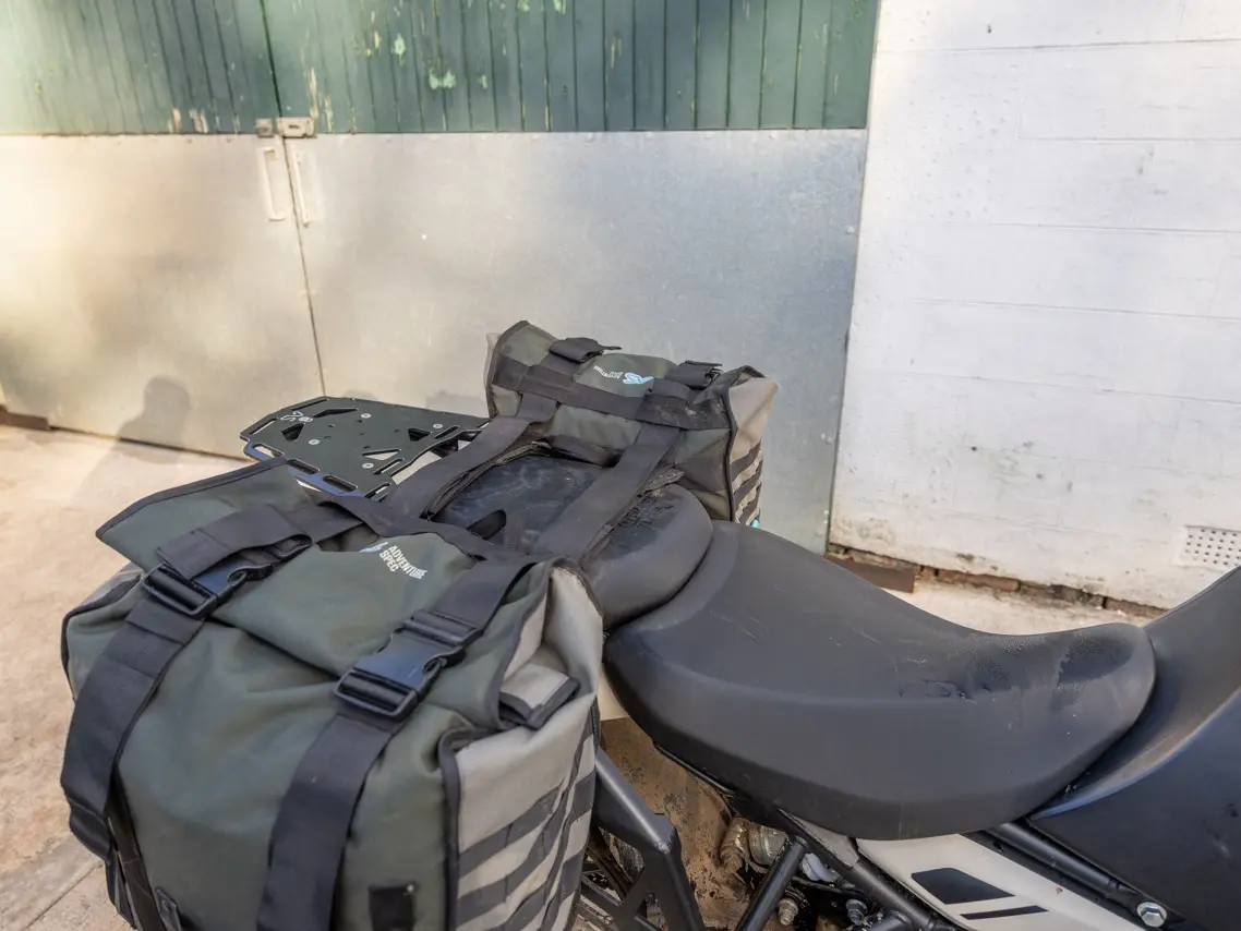 How to fit Mosko Moto, Kriega and Magadan Panniers to Adventure